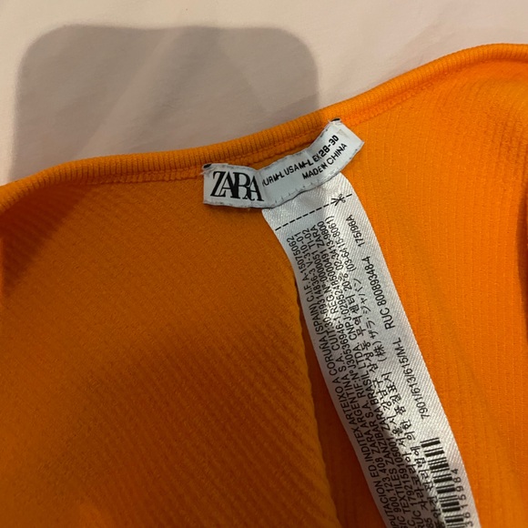 Orange Zara body-suit - Picture 3 of 3